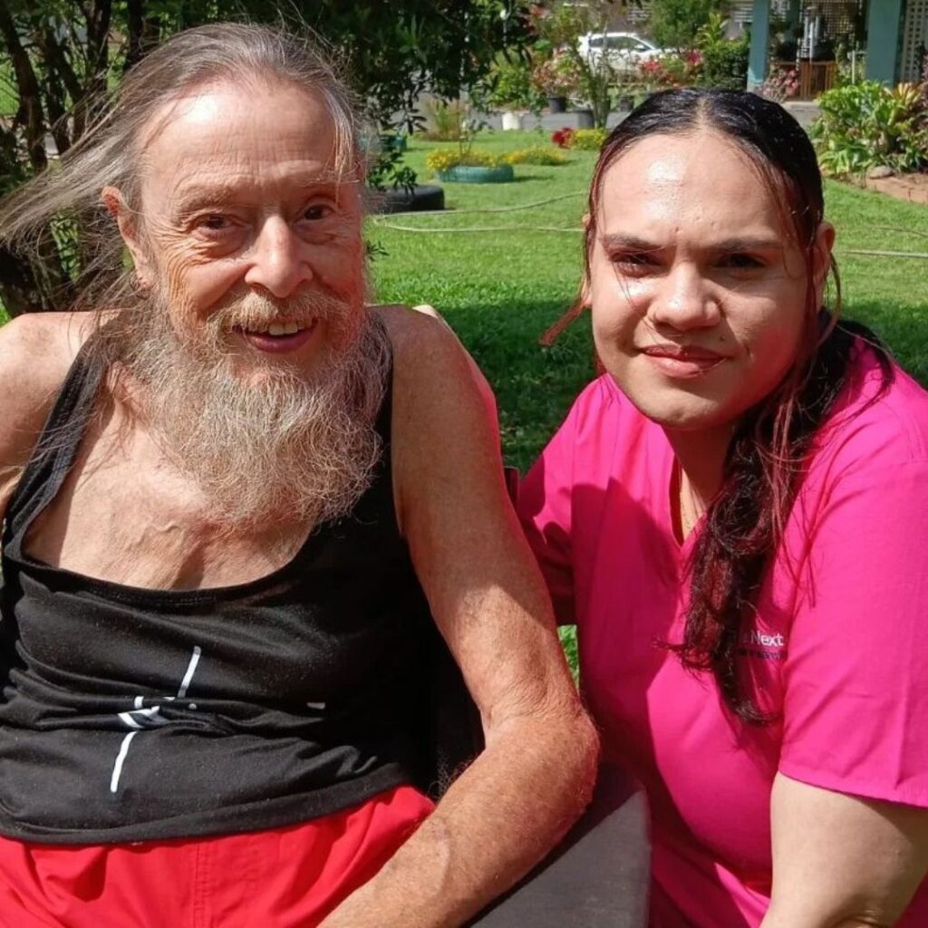 Nurse Next Door Cairns Careviger with her Aged Care Client